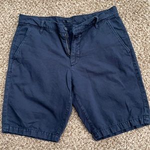 7 for all mankind shorts navy blue 32